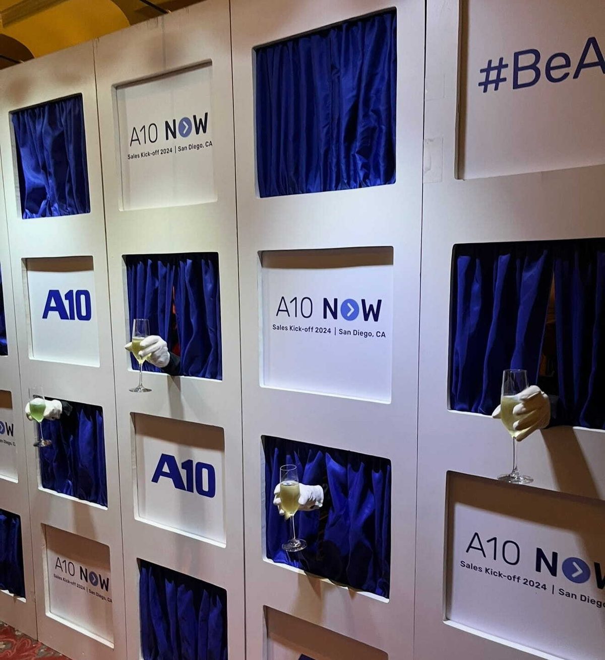 A10 Sales Kickoff activation
